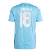 Camiseta de fútbol Bélgica Mangala 18 Segunda Equipación Euro 2024 - Hombre